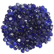 Tuscan Path GLASS NUGGETS for Landscaping & Home Decorating 17-19mm 2kg BLUE