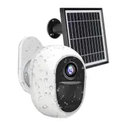 Wireless Outdoor Security Camera, Rechargeable Battery Operated 2.4GHz WiFi 1080P Home CCTV Surveillance Camera, PIR Motion Detection, 2-Way Audio