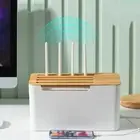 Wire Cable Storage Case Organizer Socket Plug Wireless WiFi Router Board Bracket
