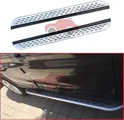 FANTE 2PCS Running Boards Side Steps Nerf Bars Side Pedals Aluminum Protector Fits for VW Tiguan 2017-2022