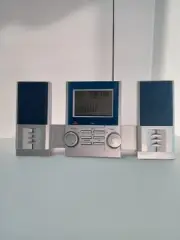 Deluxe Desktop big display calendar LCD clock radio