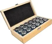 ER32 Spring Collet Set, 18Pcs Carbon Steel Chuck Collet for CNC Engraving Machine, Strong Clamping Force, Suitable for Milling, Boring, Drilling