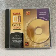 Kodak CD-R Gold Ultima 650 MB 74 Mins Recordable CD • Brand New SEALED!