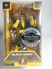 New World's Finest Exclusive BLACK ADAM Vinyl Action Figure!