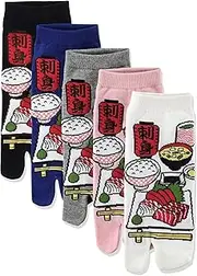 iyasi(イヤシ) Iashi Women's Tabi Socks, Japanese Pattern