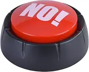 Yes Or No Sound Button, Desktop Sound Talking Yes Buzzer Buttons, Answer Buzzers Button for Game Show, Sound Button, Party Games Tools Holiday Supplies Board Games (No Button)
