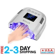 Professional Fast-Charging 54W UV Nail Lamp with Smart Sensor & Detachable Base