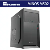 在飛比找PChome24h購物優惠-七盟機殼 MINOS M502黑色