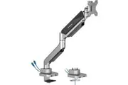 Gorilla Arms Heavy Duty Single Monitor Gas Spring Monitor Arm with USB 3.0 Ports