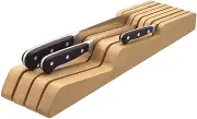 Knife Drawer Organizer Insert Knife Block Universal Holder Without Knives Kitchen Helper More Stable