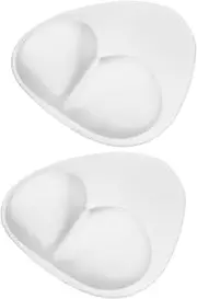 [Ipetboom] Sports Bra Cups Inserts Bra Liners Silicone Pads Full Bust Non-slip Waterproof Comfortable for Women