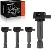 A-Premium Ignition Coils Pack for Honda Civic 2006-2011 I4 1.8L R18A1 30520RNAA01 4-PC Set