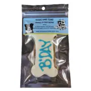 Huds & Toke Bday Bone Cookie Dog Tasty Treat Small