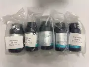 Lot of 5 Creality LD-006 3D Printer Rigid Resin 250g -Transparent Standard Resin