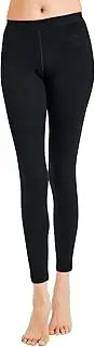 [ZSOSBA] METARINO 100% Merino Wool Base Layer Women Pants -Midweight Thermal Underwear Bottoms for Skiing,Hiking,Cycling,Sports