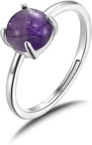 [Philip Jones] Amethyst Adjustable Ring