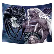 Cool Fantasy Drawings Dragons Worn the Master Tapestry