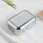 Mini Portable Ashtray with Lid, Metal Portable Pocket Ashtray, Compact Cigarette Snuffers for Ashtrays Office Indoor Outdoor Car Supplies