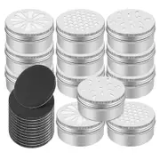 1 Set Dog Training Scent Tins Metal Storage Cans Pet Scent Training Containers with Magnetic Dots As Shown 6.80X6.80X3.50CM
