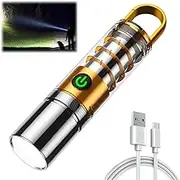 LED Torch Rechargeable Flashlight with High Lumens, Shadowhawk 30000 Lumen,6 Modes, USB-C,Super Bright Torch, Powerful Handheld Tactical Flashlight for Emergency Camping Hiking Gift