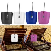 Portable Safe Lock Box Password Case 3 Digit Combination Lock with Steel Wire