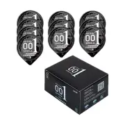10 Condoms ZEROONE Ultra Thin Hyaluronic Acids Condoms Natural Latex 1 box