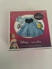 American Girl Disney Princess Ariel Day Dress, Flounder & Accessories - NIB