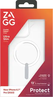 ZAGG Crystal Palace Snap iPhone 15 6.7 Pro Max Clear