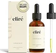 Elire - Organic Lemon Balm Extract – Mood and Digestive Support – Promotes Calm and Relaxed Feeling - Alcohol-Free - Vegan, Non-GMO and Gluten Free - 30ml