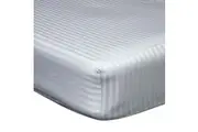 Belledorm 540 Thread Count Satin Stripe Extra Deep Fitted Sheet (Platinum) - UTBM193