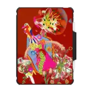iPad Pro 12.9-inch (5th/6th gen) Impact Folio Case redparrotwoman iPad