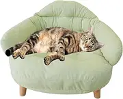 Elegant Design Pet Sofa Bed Detachable Dog Bed Sturdy Dog Sofa Couch Decoration Soft Pet Couch for Small Dogs, Small Dogs, Living Room, Home, Indoor, Outdoor, Green, Beige, Pink Color