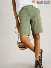 White Stuff Green Hayley Chinos Shorts (H12049) | $104
