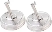 FUNOMOCYA 2Pcs Mason Jar Pour Spouts Lightweight Replacement Lids for Mason Jars Kitchen Accessories for Easy Pouring and Modern Style