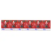 6Pcs Auto Reset Permanent Chip for Mimaki JV33 BS2 Cartridges -- CMYKLCLM