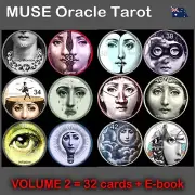 tarot cards deck muse oracle book collectible antique art fortune telling artist