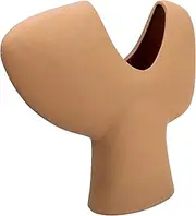 [Bloomingville] Modern Terracotta Abstract, Matte Vase