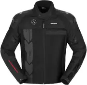 Spidi Progressive Net WindOut Motorcycle Textile Jacket, black-grey, Size XL for Men Black Grey