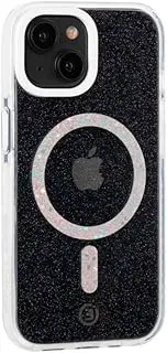 3sixT Impact Zero Galaxy Case for iPhone 15, Clear/Glitter