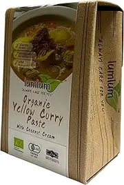 Lum Lum Organic Yellow Curry Paste with Coconut Milk 100 g