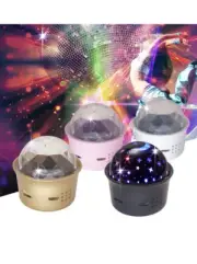 4 X Disco Party Lights Strobe Led Dj Ball Sound Activated Bulb Dance Decoration