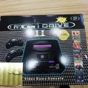 Exquisite 16-bit Sega Md Second Generation Built-in Game 368 In 1 Dual-handle Tv Game Console Red And White Machine black