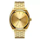 New Nixon A045-511 Time Teller All Gold Stainless Steel Unisex Watch A045511