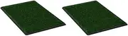 vidaXL Pet Toilet with Tray and Artificial Turf, Safe and Easy Clean Green Dog Potty, Simulates Real Grass - 76x51x3 cm
