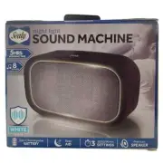 Sealy Night Light Sound Machine 8 Sounds White Noise Type-C Rechargeable Black