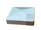 20 Pack PVC Post Caps 5" Slimeline Cover 127x127 Posts white Hamptons Fence top