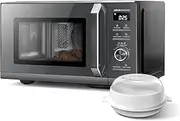 TOSHIBA 26L Air Fry Auto Menu Combo 6-in-1 900W Microwave Oven With Steamer in Morandi Grey, Inverter, Chef defrost, Convection, Combi., Steam, Grill, 10 power levels, 10 Auto Menus, MW3-AC26SFI(MG)