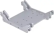 Skid Plate for Chassis, Gearbox Mount Replacement for 1/10 RC Rock Crawler, Silvery