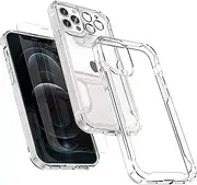 ORETech for iPhone 12 Pro Max Case, with[2 x Tempered Glass Screen Protector][Camera Lens Protector] Crystal Clear Shockproof Protective Phone Case for iPhone 12 Pro Max Cover Slim Thin-Clear 6.7"