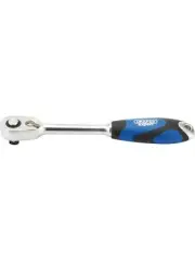 Draper Tools 3/8 Sq. DR 60 Tooth Micro Head Reversible Soft Grip Ratchet (26515)